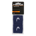 Ropa de tenis HEAD HEAD 2,5in Cinta para sudor Unisex - azul oscuro, blanco