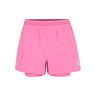 Rematch 2in1 Shorts Mujeres - rosa, blanco