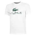 Ropa Lacoste Lacoste Urban Print Camiseta De Manga Corta Hombres-Blanco