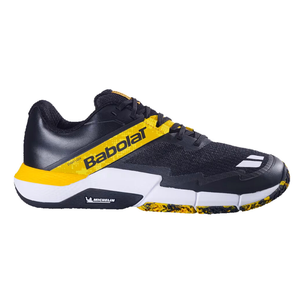 Babolat Movea 2 Zapatilla De Pádel Hombres-Negro,Amarillo