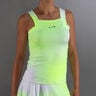 Breeze Camiseta De Tirantes Mujeres-Amarillo Ne&oacute;n,Blanco