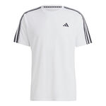 Ropa adidas adidas Essentials Train 3-Stripes Training Camiseta De Manga Corta Hombres-Blanco,Negro