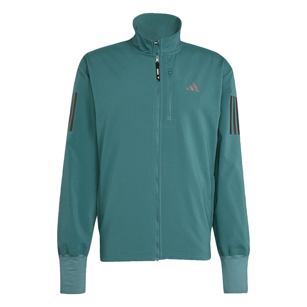 adidas Own The Run Winter Chaqueta Para Correr Hombres-Verde Oscuro