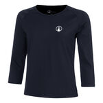 Ropa Quiet Please Quiet Please Mixed Camiseta De Manga Larga Mujeres-Azul Oscuro