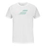 Exercise Big Flag Camiseta De Manga Corta Hombres-Blanco