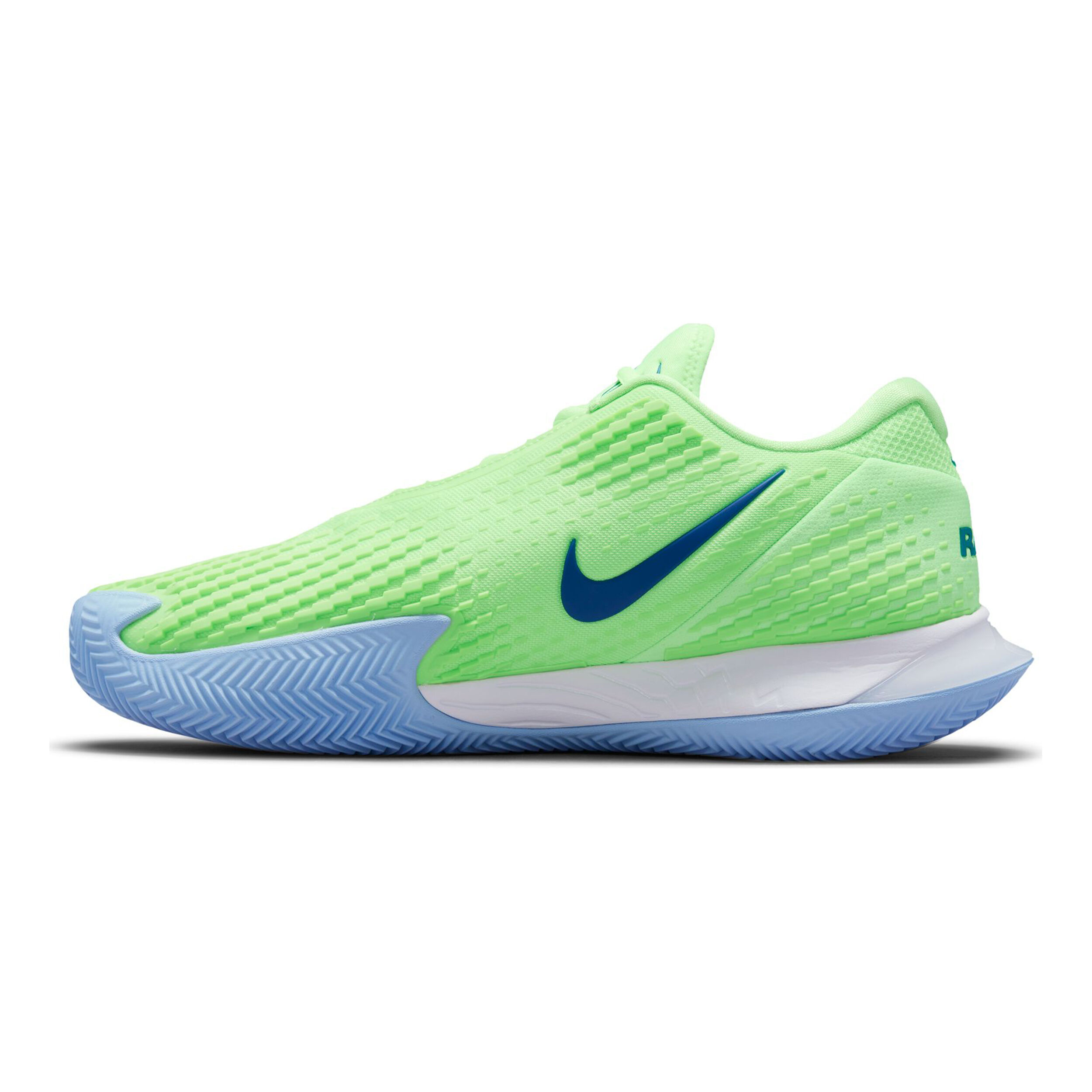 Rafael Nadal Air Zoom Vapor Cage 4 Zapatilla Tierra Batida Hombres Verde Ne n Azul