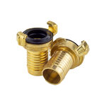 Accesorios de pista Tegra Tegra Geka-Schlauchstück M. Tülle 1" Accesorios De La Instalación-Dorado,Negro