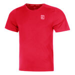 Ropa de tenis Nike Nike Court Dri-Fit Advantage Camiseta De Manga Corta Hombres-Rojo,Blanco