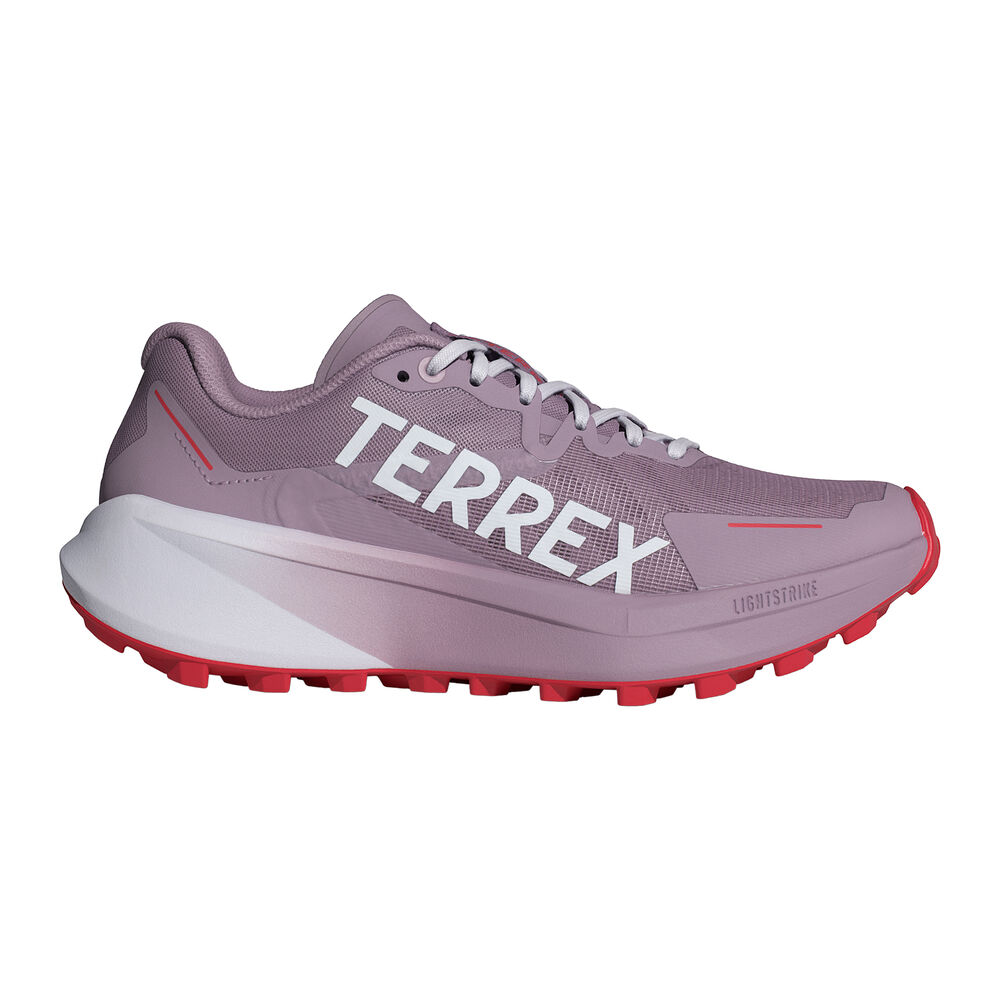 adidas Terrex Agravic 3 Zapatilla Trail Mujeres-Rosa,Blanco