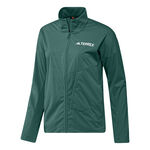 Ropa adidas adidas Terrex XPR Softshell Chaqueta para correr Mujeres-verde