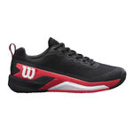 Zapatillas de tenis Wilson Wilson Rush Pro 4.5 Zapatilla Tierra Batida Hombres-Negro,Rojo
