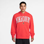 Ropa Nike Nike Court Dri-FIT Fleece High Rise Sudadera Con Capucha Hombres-Rojo