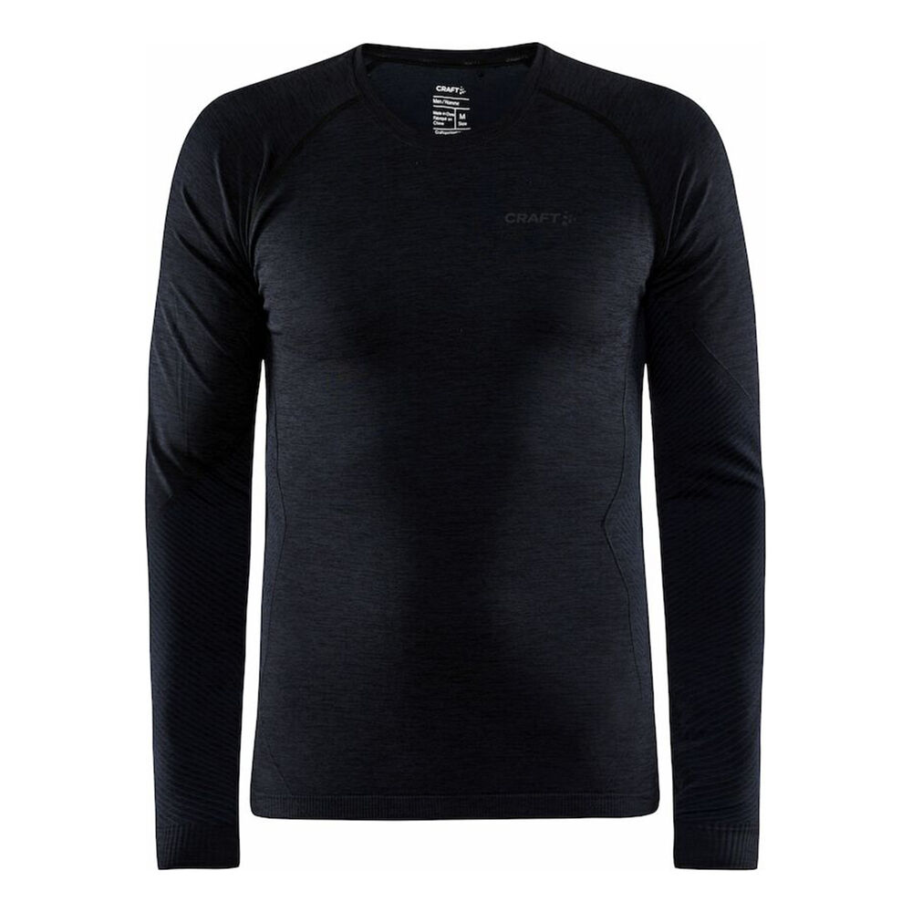 Craft Core Dry Active Comfort Half-Zip Top De Running Hombres - Negro