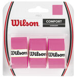 Sobregrips Wilson Wilson Pro Overgrip Pack De 3-Rosa