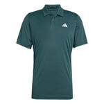 Ropa de tenis adidas adidas Club Polo Hombres-Verde Oscuro