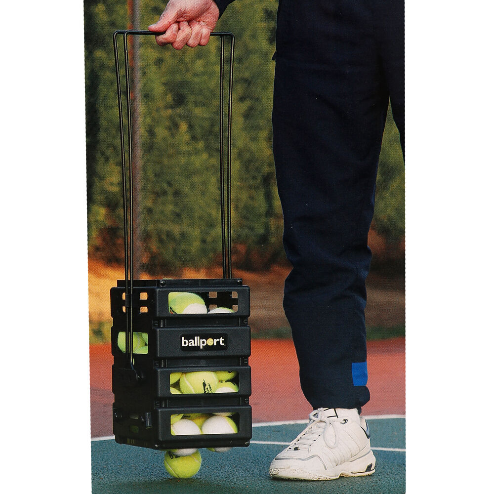 Tourna Cesta De Pelotas-Negro