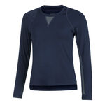 Ropa Lucky in Love Lucky in Love High Low Breezy Camiseta de manga larga Mujeres - azul oscuro, 