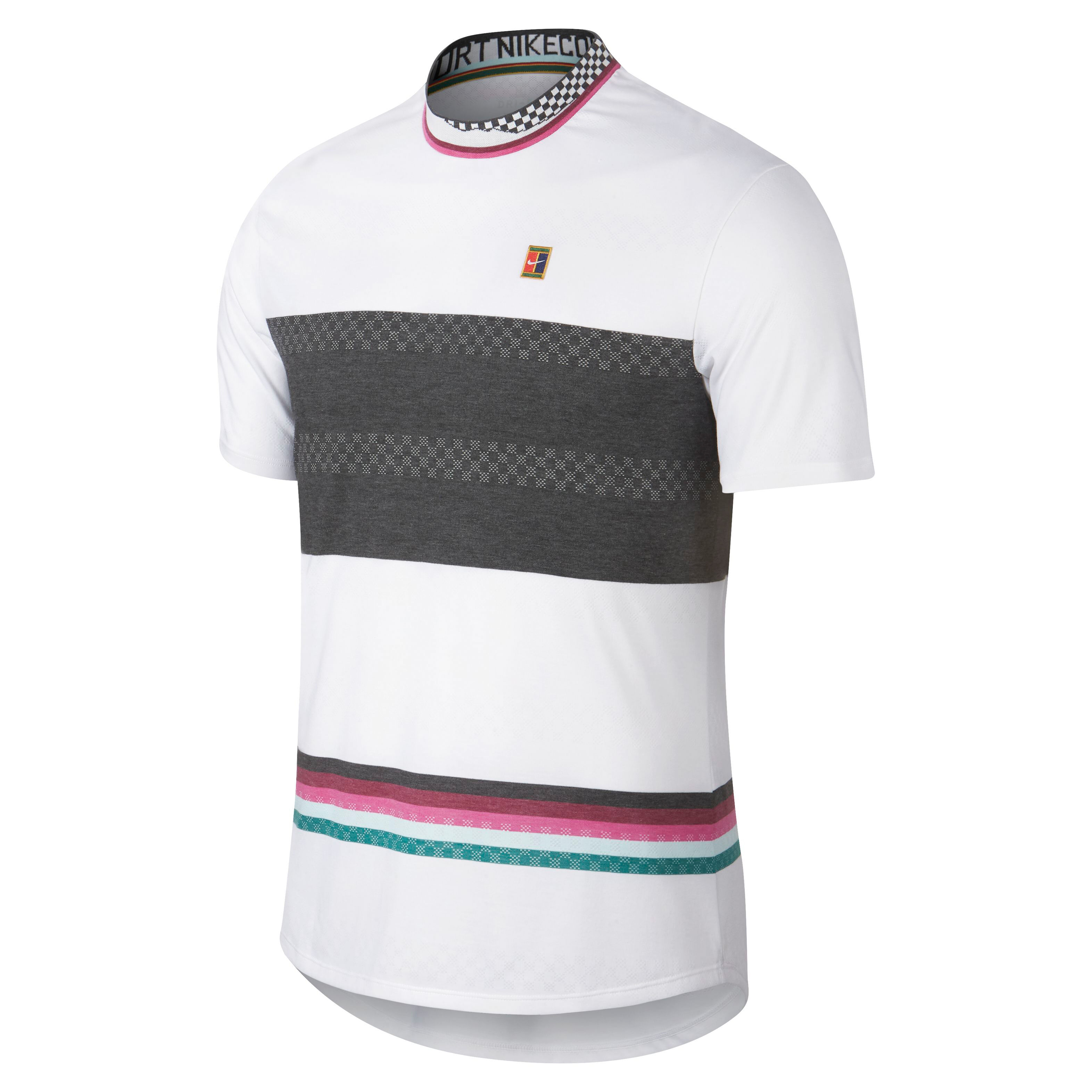 Nike Court Challenger Camiseta De Manga Corta Hombres - Blanco, Negro  compra online | Tennis-Point