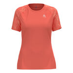 Ropa Odlo Odlo Essential Print Crew Neck Camiseta de running Mujeres - naranja, 
