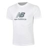 Essentials Logo Camiseta De Manga Corta Hombres-Blanco