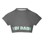 Ropa BIDI BADU BIDI BADU Abdominis Crop Move Camiseta De Manga Corta Mujeres-Gris