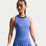 Ropa de tenis Nike Nike Court Dri-FIT Advantage Camiseta de tirantes Mujeres-azul