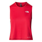 Ropa The North Face The North Face Sunriser Camiseta De Running Mujeres-Rojo