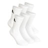 Crew Sportswear Ankle Calcetines Deporte Pack De 6-Blanco,Negro