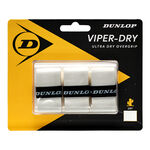 Sobregrips Dunlop Dunlop  Viperdry  Pack de 3 - blanco