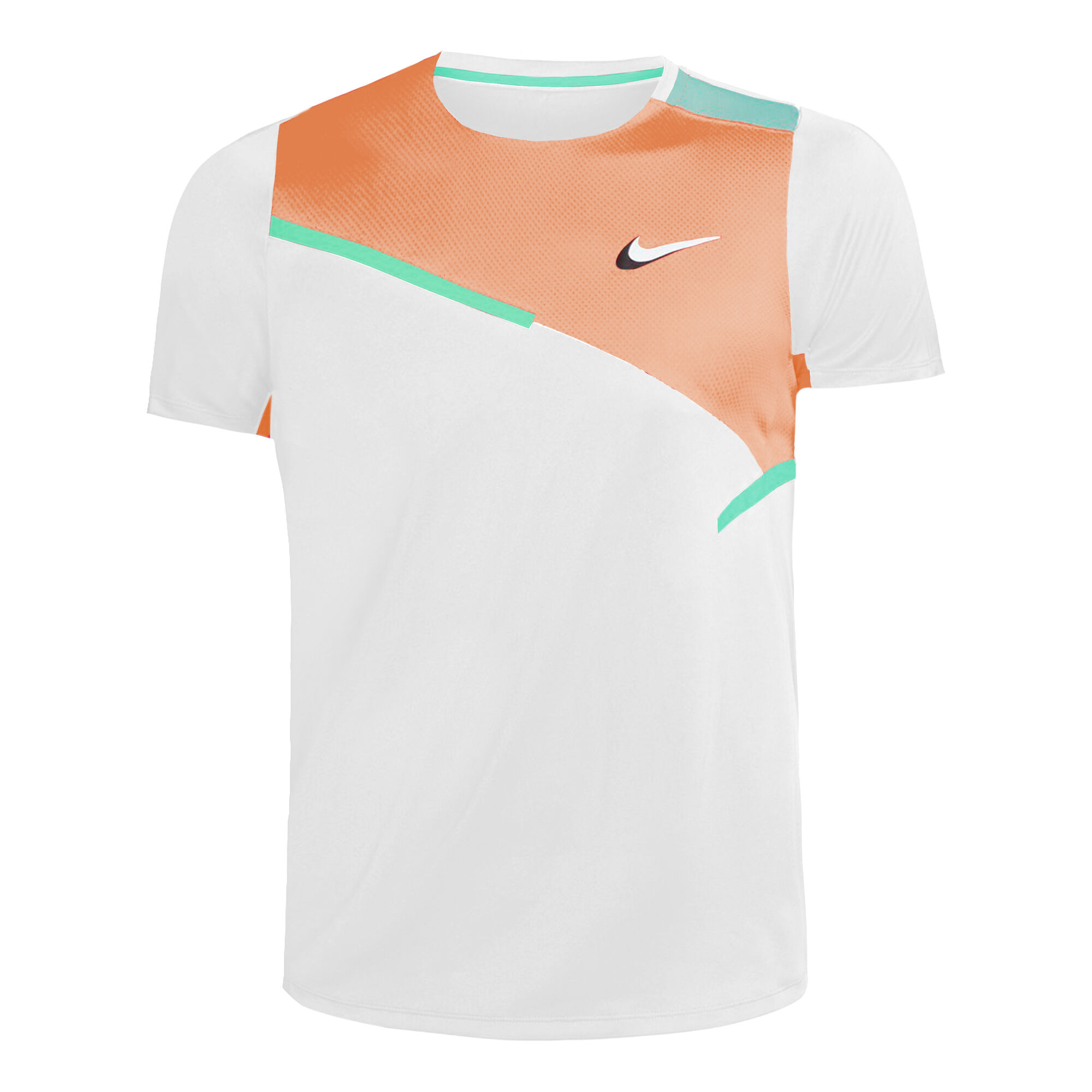 He aprendido crisis Masculinidad Nike Court Dry Slam Camiseta De Manga Corta Hombres - Blanco, Naranja  compra online | Tennis-Point