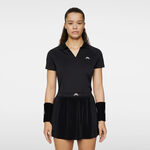 Ropa JLindeberg JLindeberg Allison Camiseta De Manga Corta Mujeres-Negro