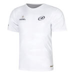 Ropa Bullpadel Bullpadel Bizme Camiseta De Manga Corta Hombres-Blanco