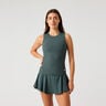 Ace Pocket Ribbed Tank Top Camiseta de tirantes Mujeres - verde oscuro