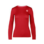 Ropa BIDI BADU BIDI BADU Mina Tech Roundneck Camiseta de manga larga Chicas - rojo oscuro, 