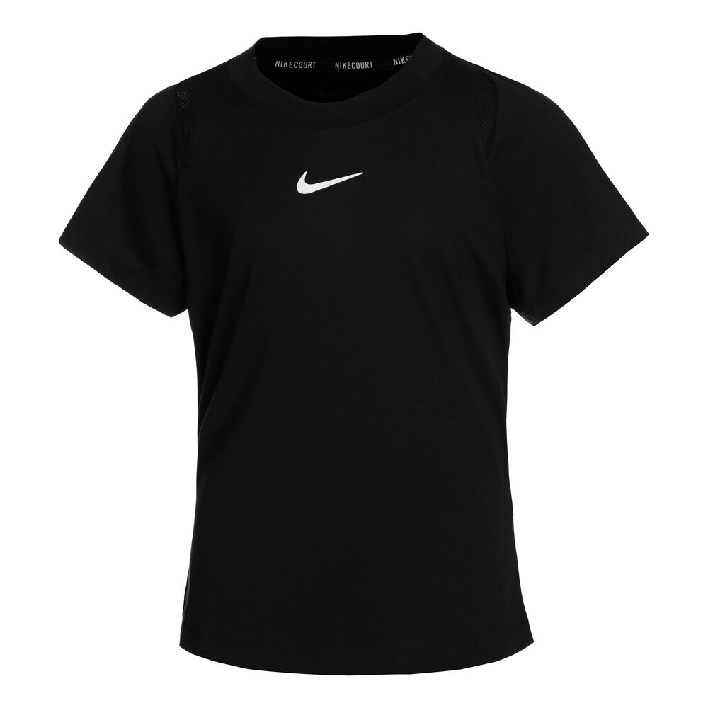 Nike Court Dri-Fit Advantage Camiseta De Manga Corta Mujeres-Negro