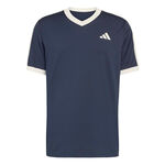 Ropa de tenis adidas adidas Classics Tee Camiseta de manga corta Hombres - azul oscuro, beige