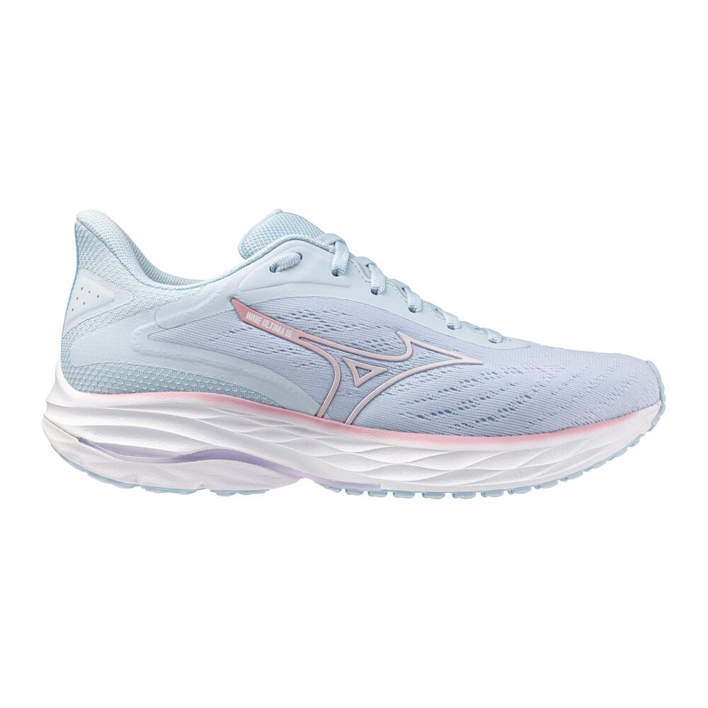 Mizuno Wave Ultima 16 Zapatilla Neutral Mujeres - Azul Claro, Rosa