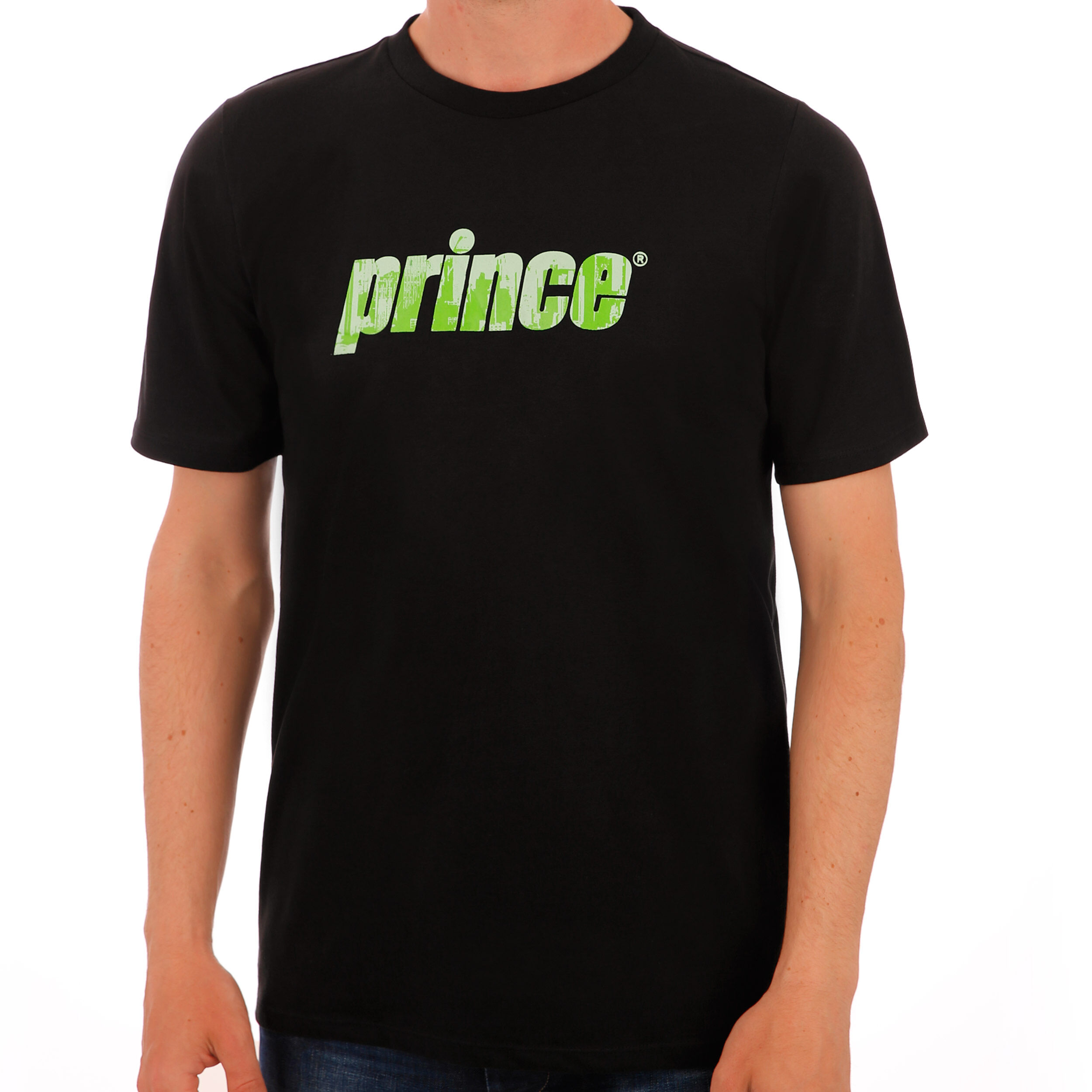 Buy Prince Skyline Camiseta De Manga Corta Hombres Negro online Tennis Point ES
