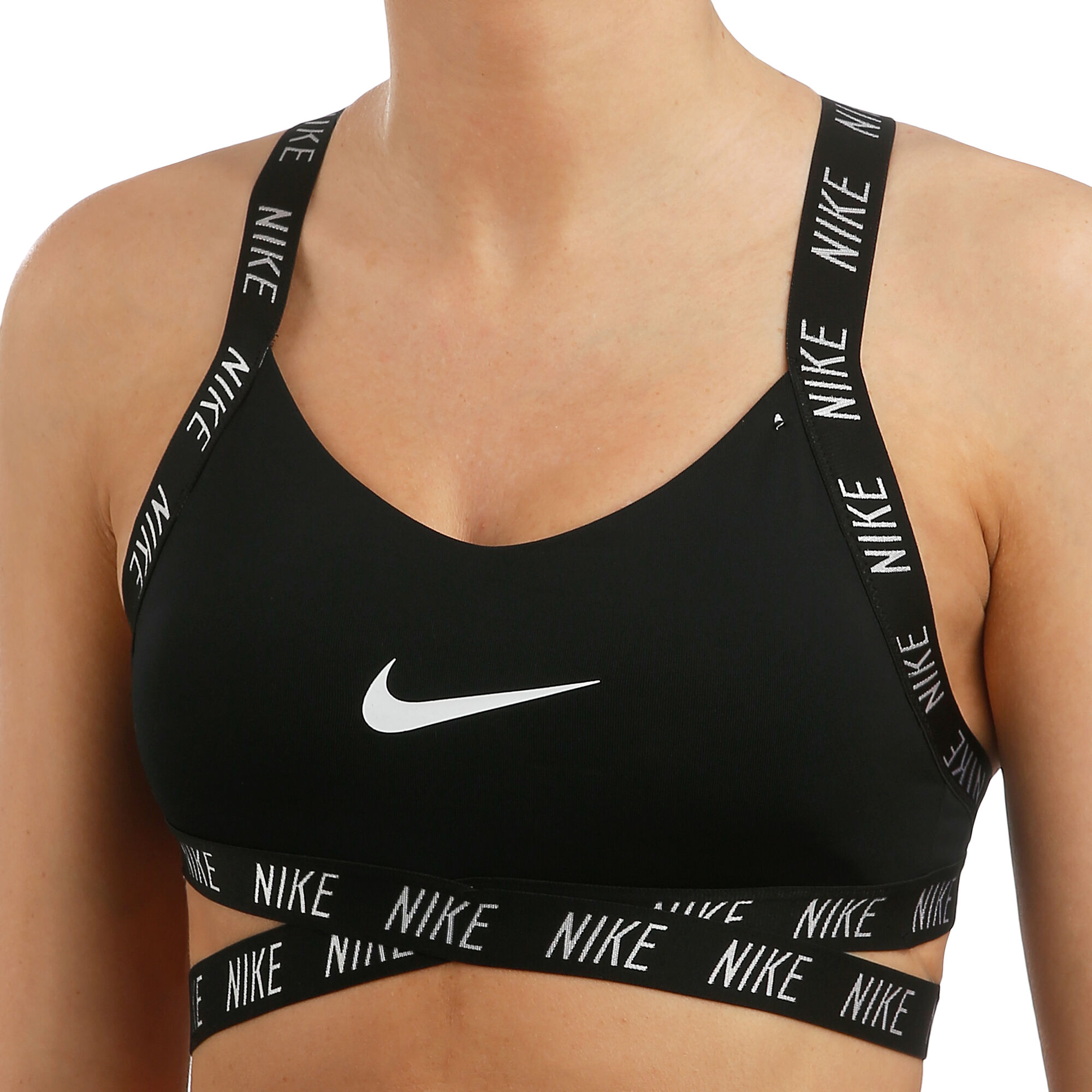 Nike Logo Sujetador Deportivo Mujeres - Negro, Blanco compra online | Tennis-Point