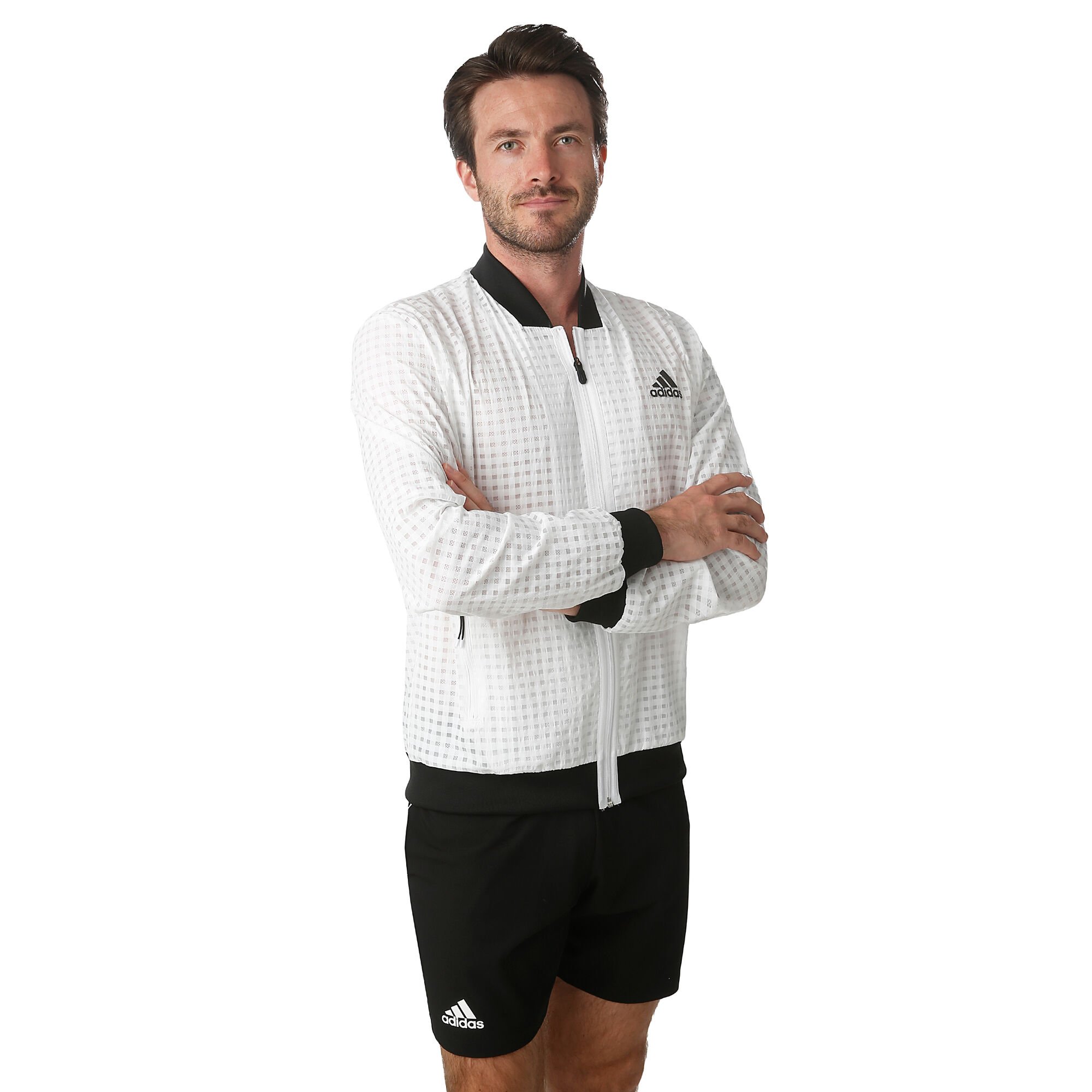 Hermana Disfrazado concepto adidas Escouade Chaqueta De Entrenamiento Hombres - Blanco, Negro compra  online | Tennis-Point