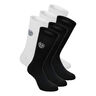 Don Carlito XXL Crew Move Calcetines Deporte Pack De 6-Negro,Blanco