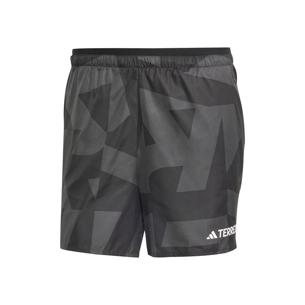 adidas Terrex MT Light 5in Pantalones Cortos Hombres-Negro,Gris