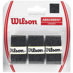 Sobregrips Wilson Wilson Advantage Overgrip Pack De 3-Negro