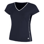 Ropa Björn Borg Björn Borg Ace V-Neck Camiseta de manga corta Mujeres - azul oscuro, 