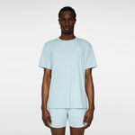 Ropa JLindeberg JLindeberg Ade Camiseta De Manga Corta Hombres-Azul Claro