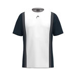 Ropa HEAD HEAD Club 25 Tech Camiseta de manga corta Chicos - azul oscuro, blanco