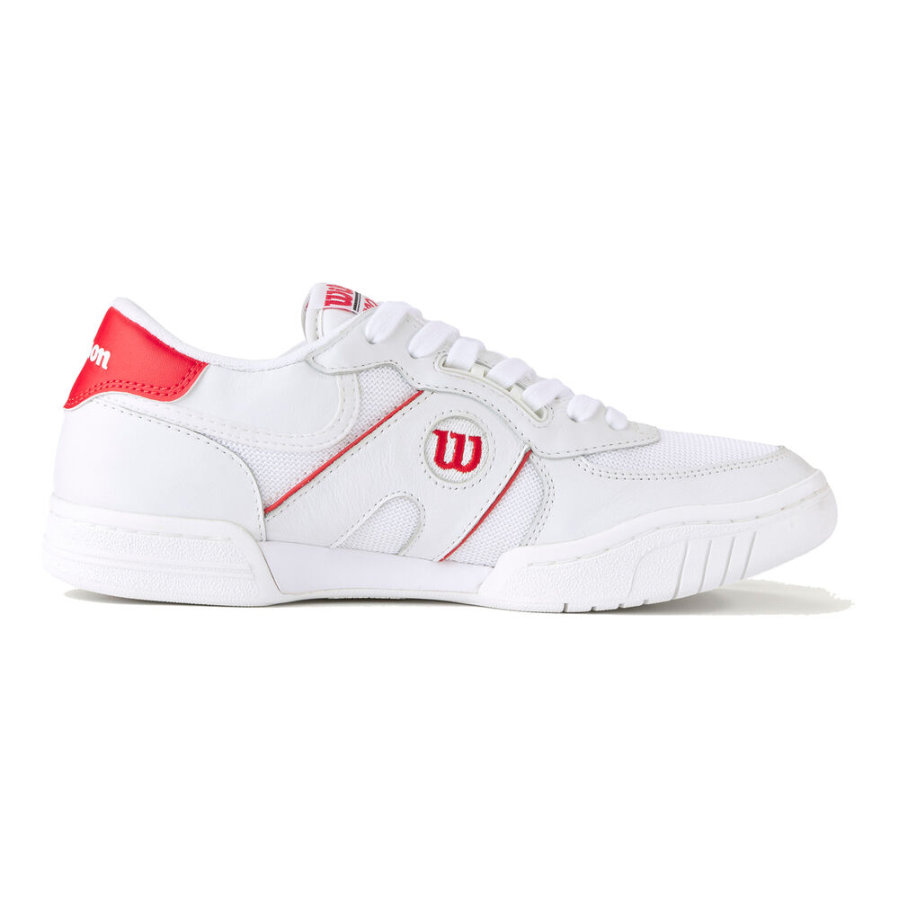 Wilson Pro Staff 87 Zapatilla De Ocio Hombres-Blanco,Rojo