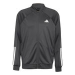Ropa adidas adidas 3 Stripes Knit Chaqueta De Entrenamiento Hombres-Negro,Blanco