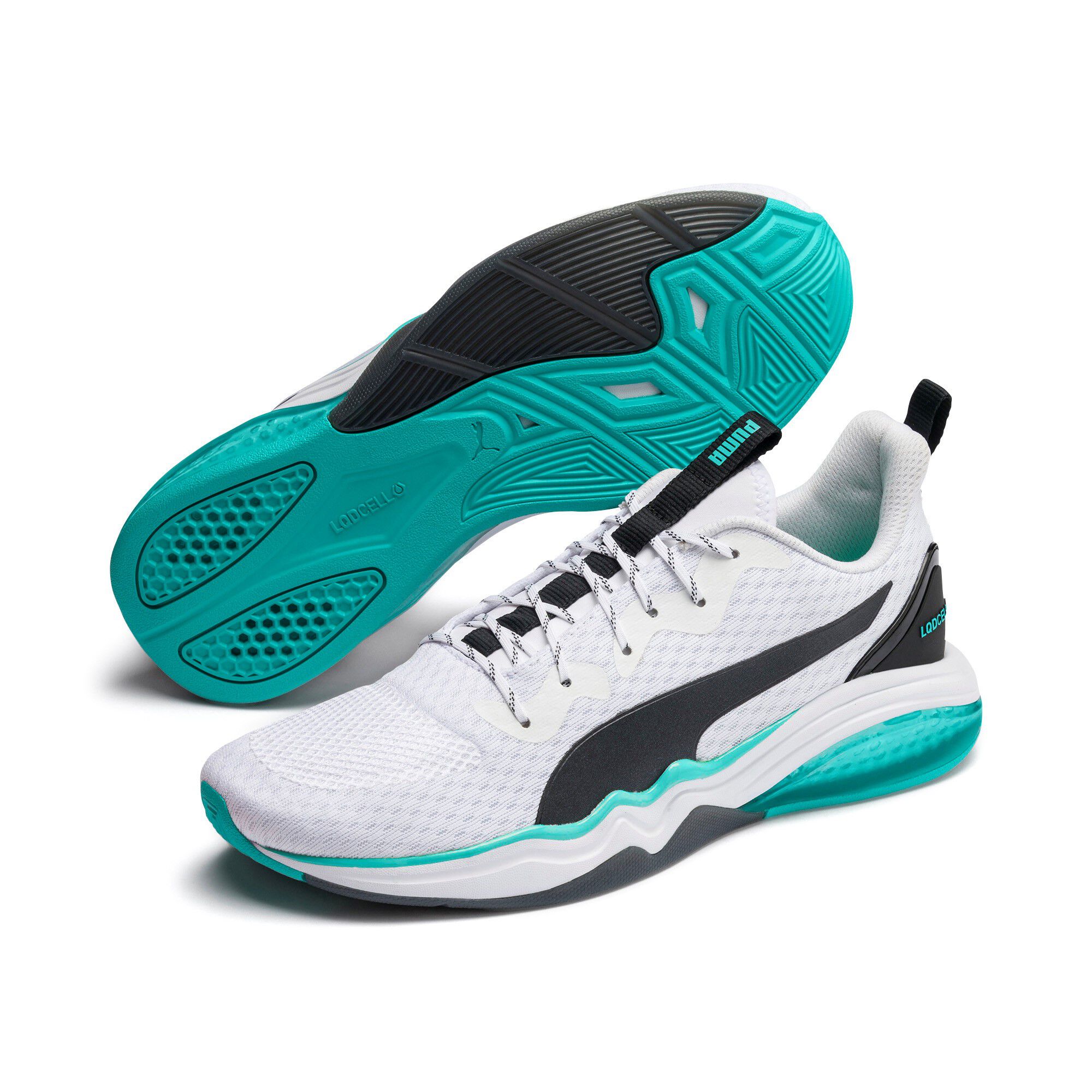 Buy Puma LQDCELL Tension Zapatilla De Ocio Hombres Blanco Turquesa online Tennis Point ES