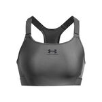 Ropa Under Armour Under Armour HeatGear High Sujetador Deportivo Mujeres-Gris